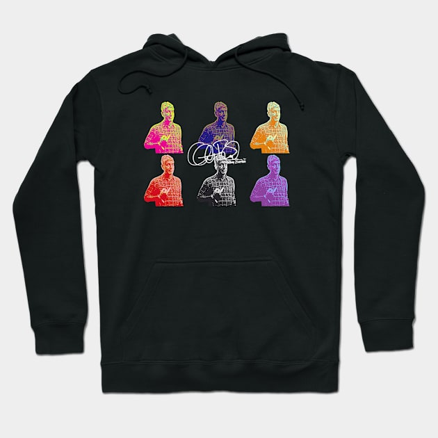 Anthony Bourdain Popart Hoodie by Bingung Mikir Nama Design